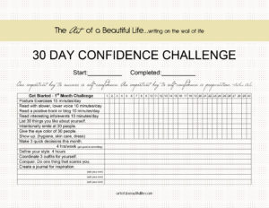 30 Day Confidence Challenge - Getting Started