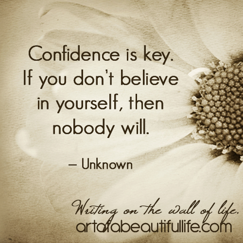 How to Be Confident, Beautifully Confident by artofabeautifullife.com (Free, Printable 30 Day Confidence Challenge)