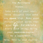 Defining Moments Manifesto | artofabeautifullife.com