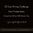 writing challenge 1000 words a day
