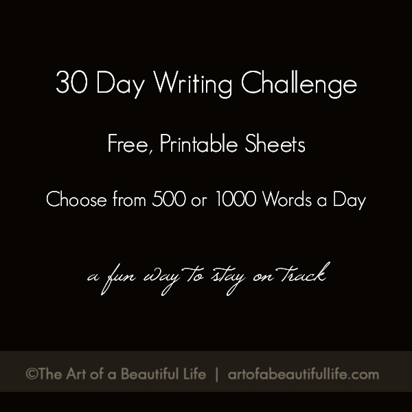 writing challenge 1000 words a day