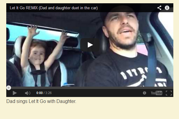 Epic Dad Sings Let It Go with Daughter