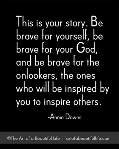 i am brave meaning