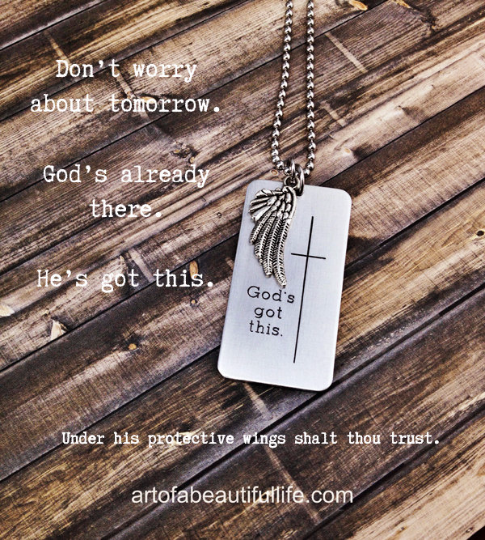God's Got This Christian Quote Necklace