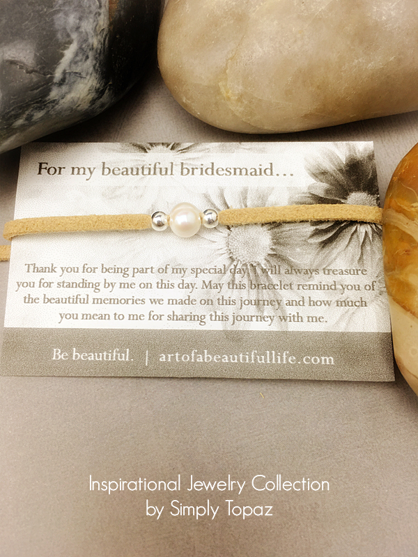Bridesmaid Pear Bracelet, Bridesmaid Gift Idea, Bridesmaid Jewelry