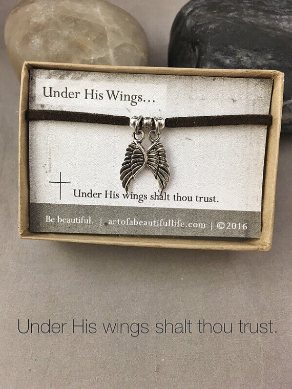 christian jewelry christian bracelet psalm 91 wing bracelet gift