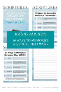 10 Ways to Memorize Bible Verses That Work
