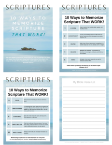 Bible Memorization Tips and Ideas